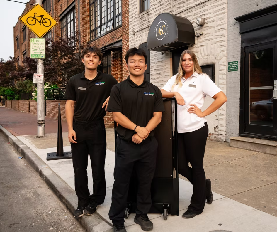 AbovePar valet team on location in Baltimore