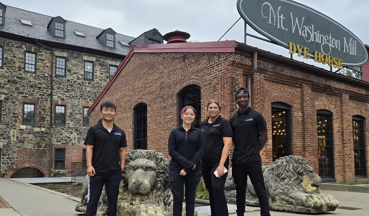 AbovePar team at Mt. Washington Mill Dye House
